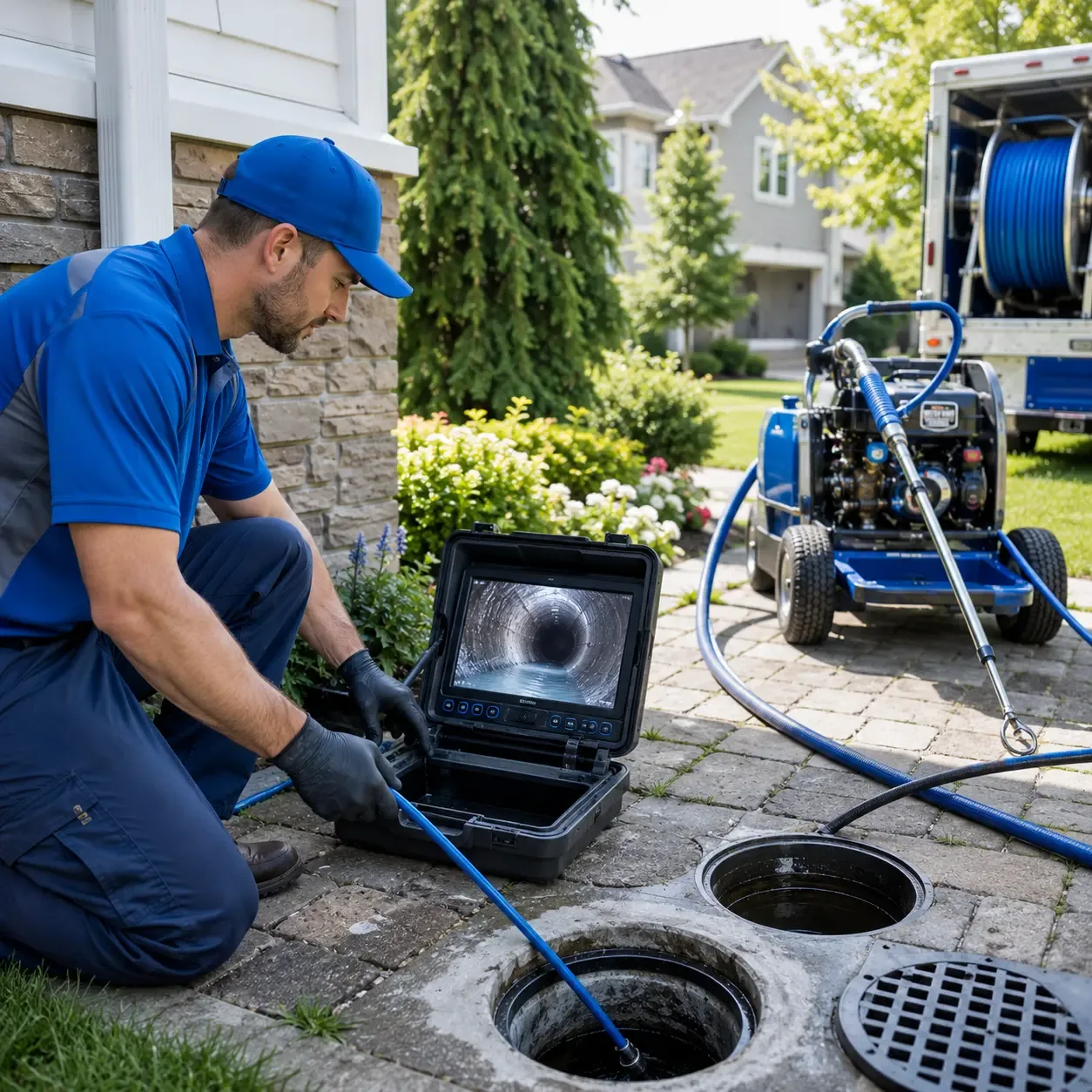 Outdoor drain cleaning professionals serving Fort Thomas, KY